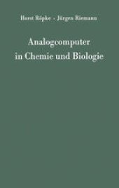 book Analogcomputer in Chemie und Biologie: Eine Einführung