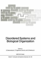 book Disordered Systems and Biological Organization