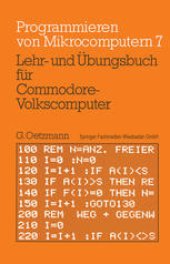 book Lehr- und Übungsbuch für Commodore-Volkscomputer