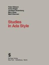 book Studies in Ada Style