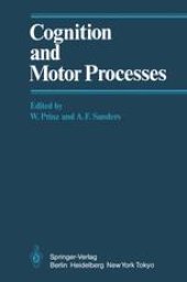 book Cognition and Motor Processes