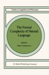 book The Formal Complexity of Natural Language