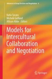 book Models for Intercultural Collaboration and Negotiation