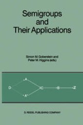 book Semigroups and Their Applications: Proceedings of the International Conference “Algebraic Theory of Semigroups and Its Applications” held at the California State University, Chico, April 10–12, 1986