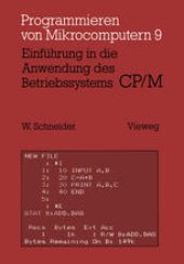 book Einführung in die Anwendung des Betriebssystems CP/M