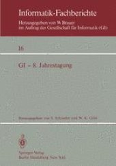 book GI — 8. Jahrestagung