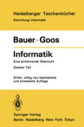 book Informatik: Eine einführende Übersicht Zweiter Teil