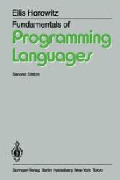 book Fundamentals of Programming Languages