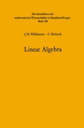 book Handbook for Automatic Computation: Volume II: Linear Algebra