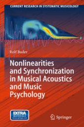 book Nonlinearities and Synchronization in Musical Acoustics and Music Psychology