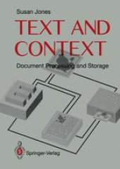 book Text and Context: Document Storage and Processing