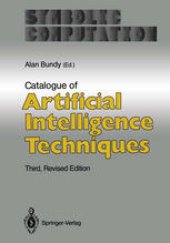 book Catalogue of Artificial Intelligence Techniques