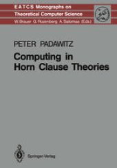 book Computing in Horn Clause Theories