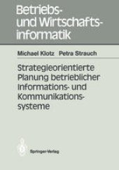 book Strategieorientierte Planung betrieblicher Informations- und Kommunikationssysteme