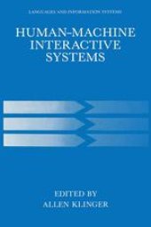 book Human-Machine Interactive Systems