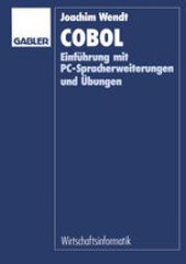 book COBOL: Einführung mit PC-Spracherweiterungen und Übungen