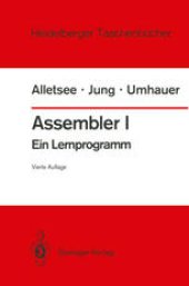 book Assembler I: Ein Lernprogramm