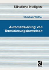 book Automatisierung von Terminierungsbeweisen