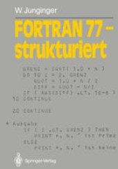 book FORTRAN 77 — strukturiert