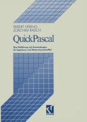 book QuickPascal: Eine Einführung mit Anwendungen für Ingenieure und Naturwissenschaftler