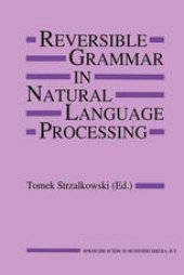 book Reversible Grammar in Natural Language Processing