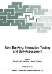 book Item Banking: Interactive Testing and Self-Assessment