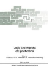 book Logic and Algebra of Specification