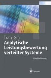 book Analytische Leistungsbewertung verteilter Systeme: Eine Einführung