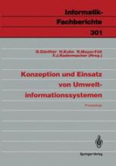 book Konzeption und Einsatz von Umweltinformationssystemen: Proceedings