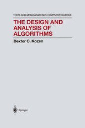 book The Design and Analysis of Algorithms