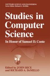 book Studies in Computer Science: In Honor of Samuel D. Conte