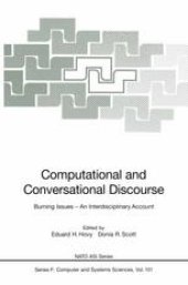 book Computational and Conversational Discourse: Burning Issues — An Interdisciplinary Account