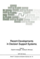 book Recent Developments in Decision Support Systems