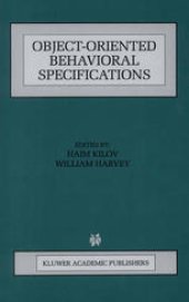 book Object-Oriented Behavioral Specifications