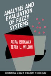 book Analysis and Evaluation of Fuzzy Systems