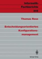 book Entscheidungsorientiertes Konfigurationsmanagement