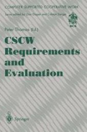 book CSCW Requirements and Evaluation