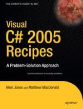 book Visual C# 2005 Recipes: A Problem-Solution Approach