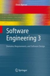 book Software Engineering 3: Domains, Requirements, and Software Design