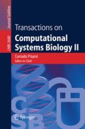 book Transactions on Computational Systems Biology II