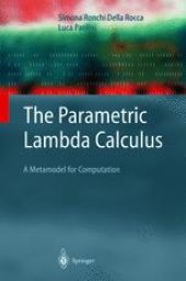 book The Parametric Lambda Calculus: A Metamodel for Computation