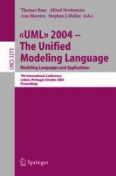 book «UML» 2004 — The Unified Modeling Language. Modeling Languages and Applications: 7th International Conference, Lisbon, Portugal, October 11-15, 2004. Proceedings