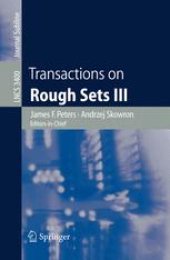 book Transactions on Rough Sets III