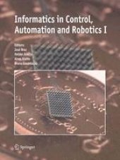 book INFORMATICS IN CONTROL, AUTOMATION AND ROBOTICS I