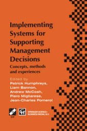 book Implementing Systems for Supporting Management Decisions: Concepts, methods and experiences