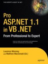 book Pro ASP.NET 1.1 in VB .NET: From Professional to Expert