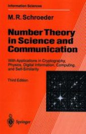 book Number Theory in Science and Communication: With Applications in Cryptography, Physics, Digital Information, Computing, and Self-Similarity