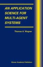 book An Application Science for Multi-Agent Systems