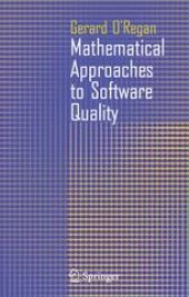 book Mathematical Approaches to Software Quality