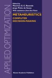 book Metaheuristics: Computer Decision-Making